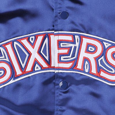 Youth Mitchell & Ness Royal Philadelphia 76ers Hardwood Classics