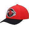 Men's Mitchell & Ness Red/Black Houston Rockets Wool Two-Tone Redline Snapback Hat