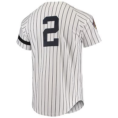 Men's Mitchell & Ness White New York Yankees Cooperstown Collection 1996 Authentic Home Jersey