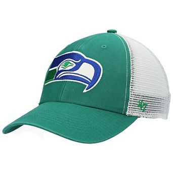 Men's '47 Kelly Green/Natural Seattle Seahawks Flagship MVP Snapback Hat