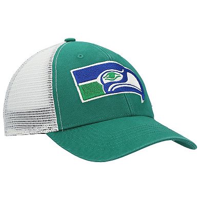 Men's '47 Kelly Green/Natural Seattle Seahawks Flagship MVP Snapback Hat
