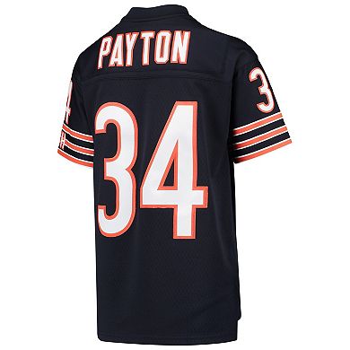 Youth Mitchell & Ness Walter Payton Navy Chicago Bears 1985 Legacy Retired Player Jersey