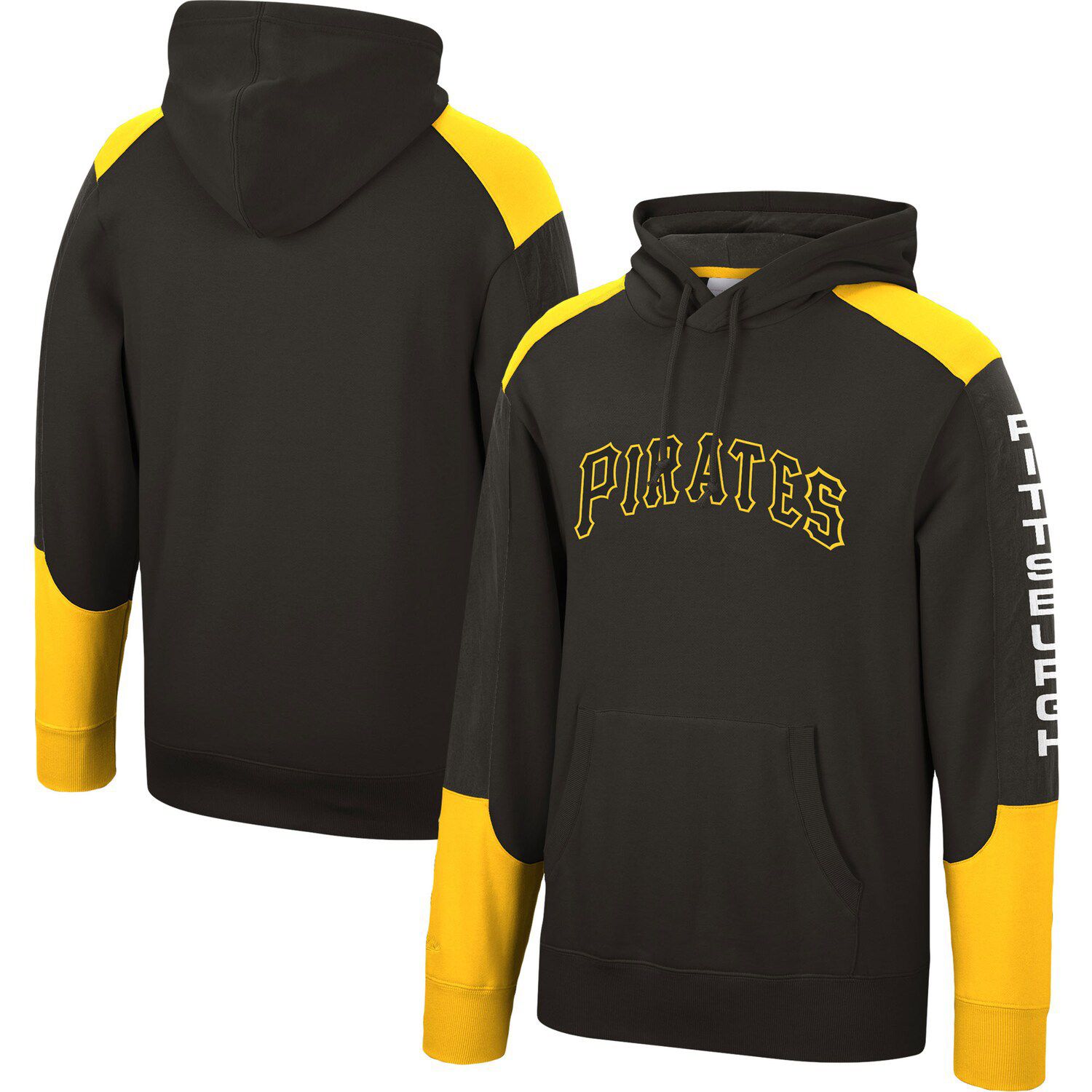 Image for Unbranded Men's Mitchell & Ness Black Pittsburgh Pirates Fusion Fleece Pullover Hoodie at Kohl's.