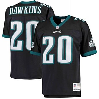 Men's Mitchell & Ness Brian Dawkins Black Philadelphia Eagles Big & Tall 2004 Retired Player Replica Jersey