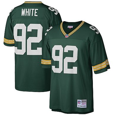 Men's Mitchell & Ness Reggie White Green Green Bay Packers Big & Tall 1996 Retired Player Replica Jersey