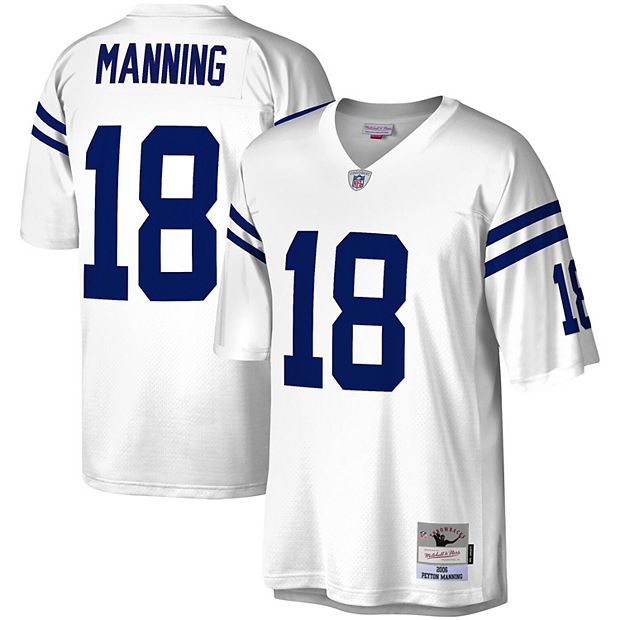 Peyton Manning Indianapolis Colts 2006 Men's White Throwback Legacy Jersey  (2X)