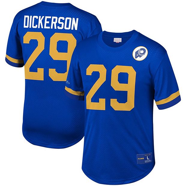 Los Angeles Rams Mitchell & Ness Short Sleeve Fleece Hoodie