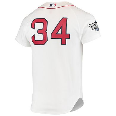 Men's Mitchell & Ness David Ortiz White Boston Red Sox 2004 Cooperstown Collection Home Authentic Jersey