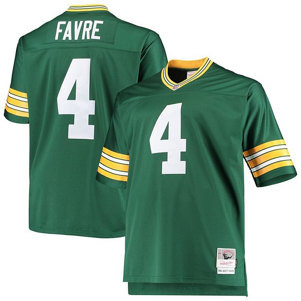 Green Bay Packers Jersey VTG Yellow Football Brett Favre Reebok NFL Mens  Large