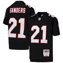 Men's Mitchell & Ness Deion Sanders Scarlet San Francisco 49ers Legacy Replica Jersey Size: 4XL