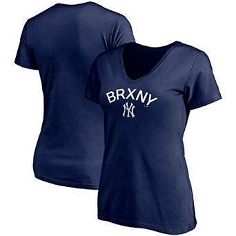Women's Fanatics Branded Navy New York Yankees Hometown V-Neck T-Shirt