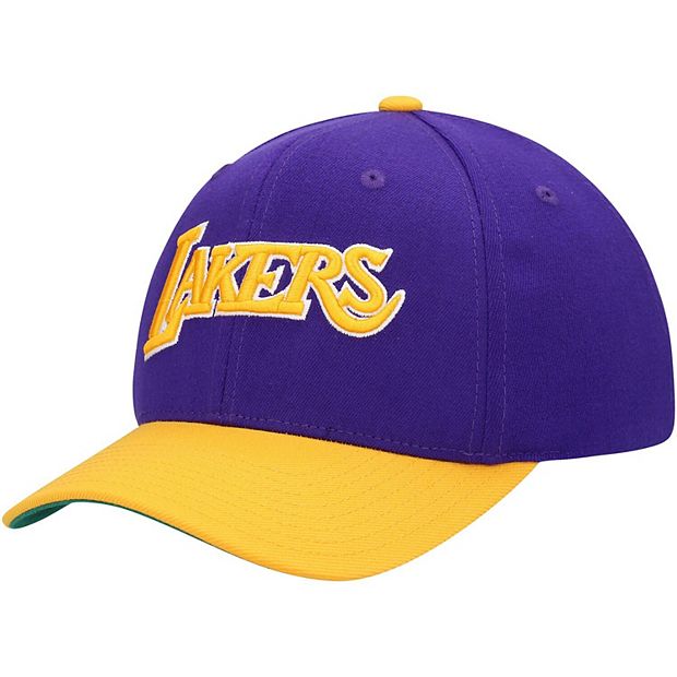 Men's Mitchell & Ness Gold/Purple Los Angeles Lakers Hardwood
