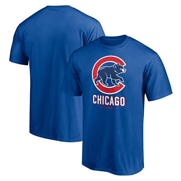 Men's Fanatics Branded Royal Chicago Cubs Official Wordmark T-Shirt