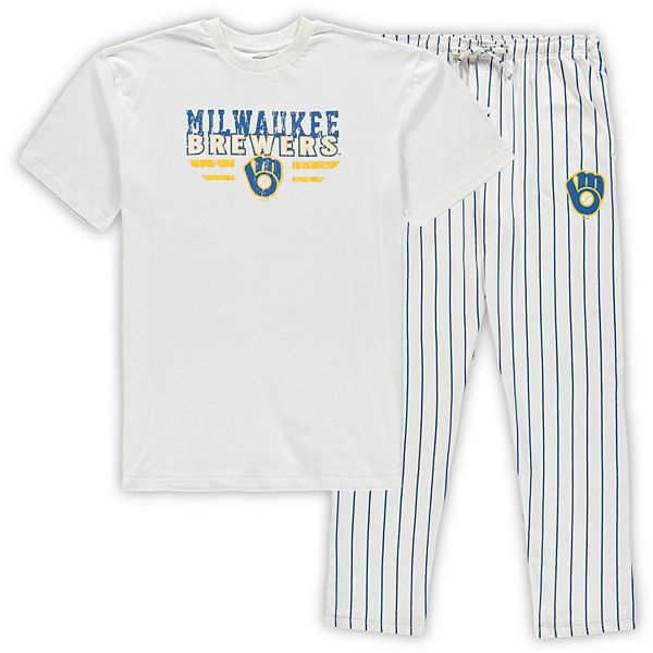 Milwaukee Brewers Concepts Sport Women's T-Shirt & Pants Sleep Set