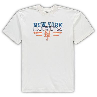 Men's Concepts Sport White/Royal New York Mets Big & Tall Pinstripe Sleep Set