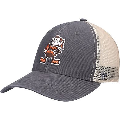 Men's '47 Charcoal/Natural Cleveland Browns Flagship MVP Snapback Hat