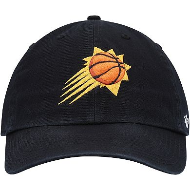 Men's '47 Black Phoenix Suns Team Clean Up Adjustable Hat
