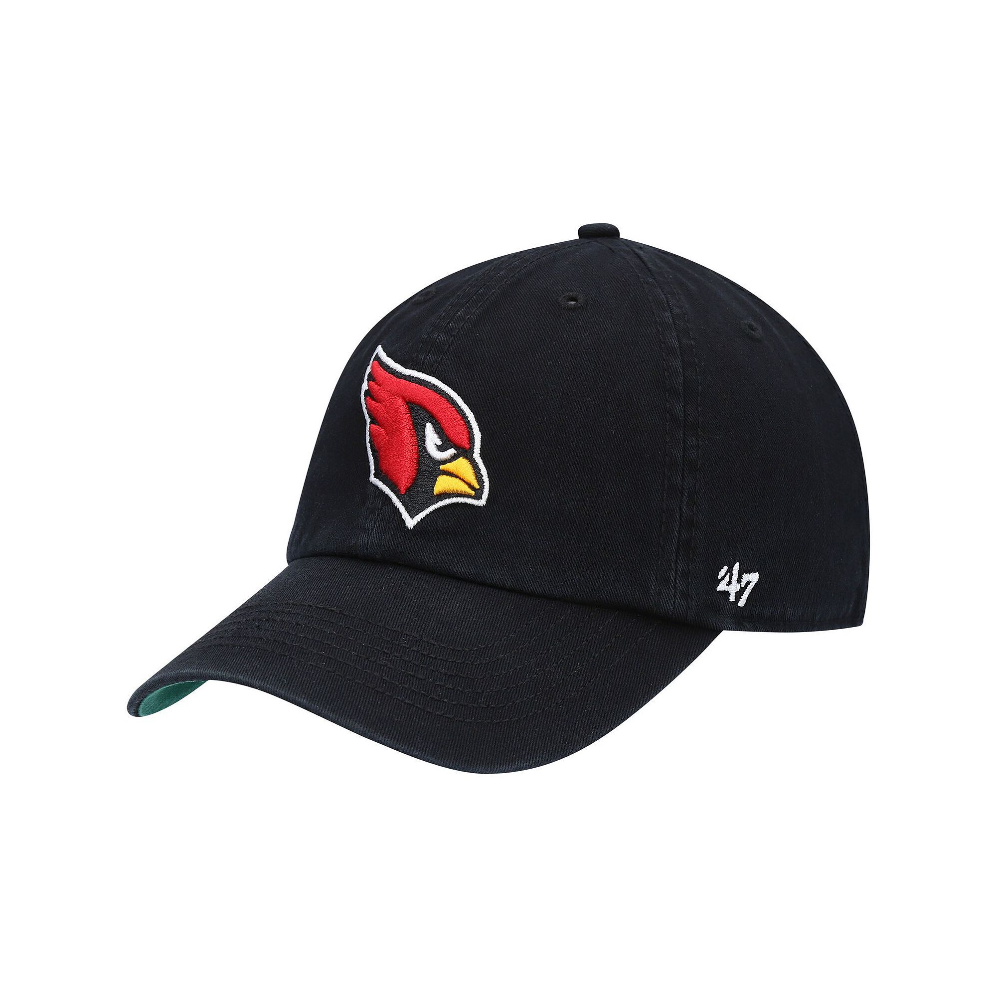 Mens 47 Black Arizona Cardinals Franchise Logo Fitted Hat, Size: Large