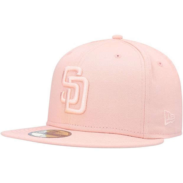 Men's New Era Pink San Diego Padres Blush Sky Tonal 59FIFTY Fitted Hat