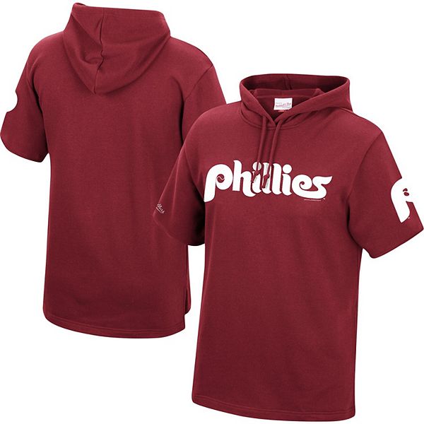 Philadelphia Phillies Mitchell & Ness Youth Retro Logo Pullover Hoodie -  Burgundy