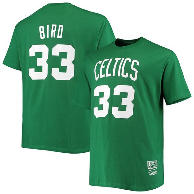 Larry Bird Men's Boston Celtics Ash Backer T-Shirt - Celtics Store