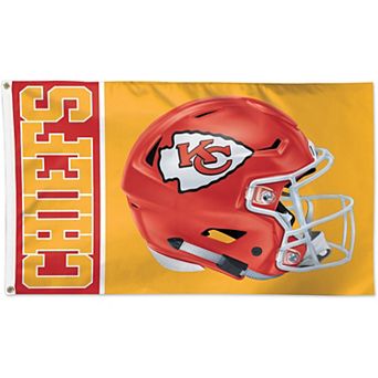 WinCraft Kansas City Chiefs 3' x 5' Helmet Deluxe Single-Sided Flag