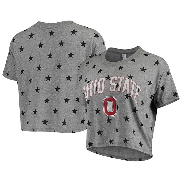 Ohio State Buckeyes Women's White Cropped Jersey - Everything Buckeyes