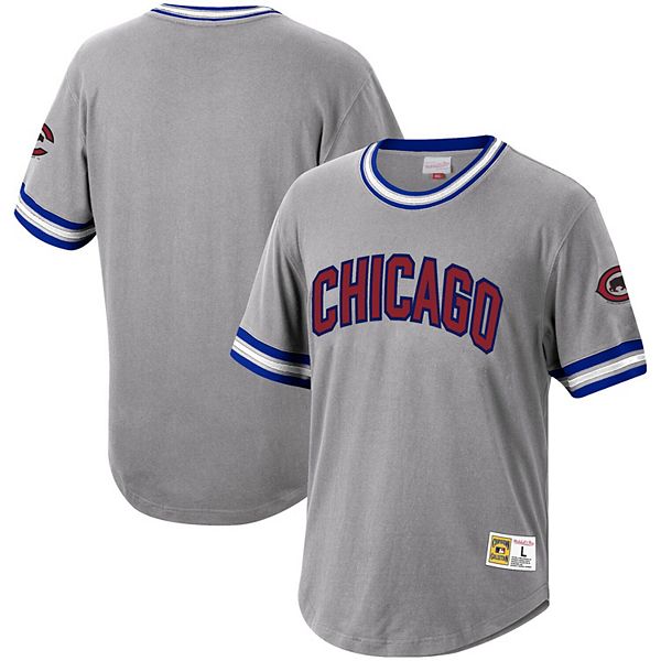 Men's Mitchell & Ness Gray Chicago Cubs Cooperstown Collection