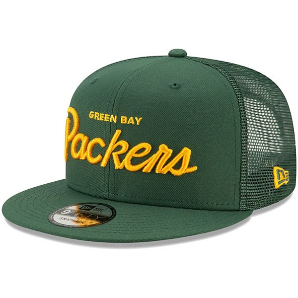 New Era Women's Green Bay Packers Script 9Forty Adjustable Hat