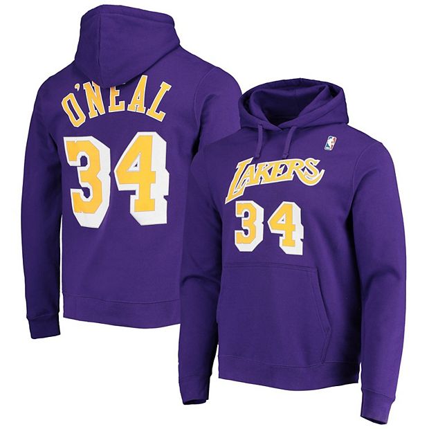 Mitchell & Ness Men's Shaquille O'Neal Los Angeles Lakers Hardwood