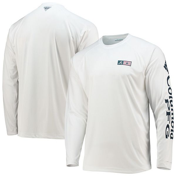 Columbia Sportswear Men's Atlanta Braves Terminal Tackle Long Sleeve T-shirt