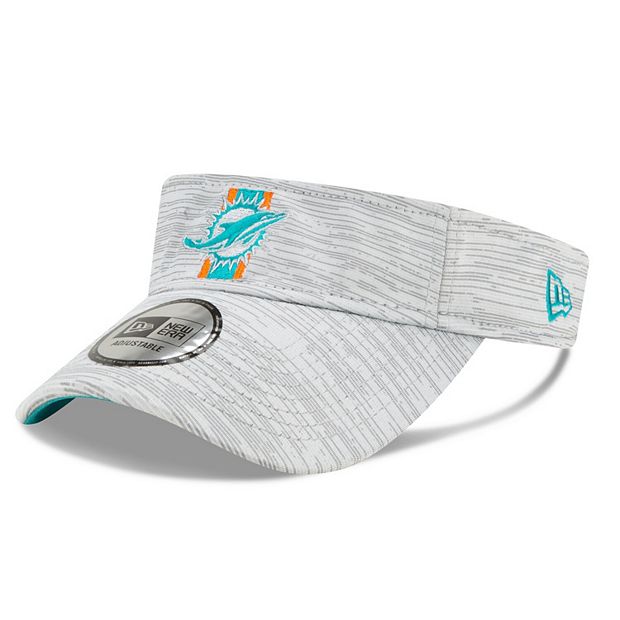 Men's New Era Gray Miami Dolphins 2021 NFL Training Camp Official Visor