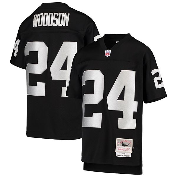 Charles Woodson Las Vegas Raiders Mitchell & Ness Big & Tall 1998 Retired  Player Replica Jersey - Black