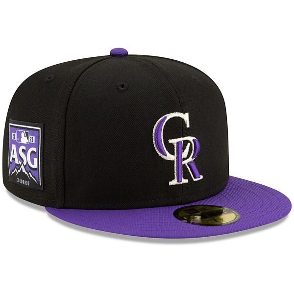 New Era Men's Colorado Rockies 39Thirty Purple Stretch Fit Hat