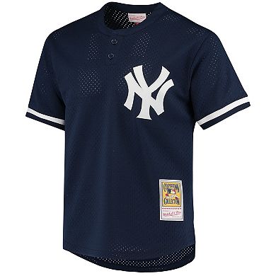 Men's Mitchell & Ness Derek Jeter Navy New York Yankees Cooperstown Collection 1995 Batting Practice Jersey