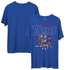 Women's Pro Standard Royal Philadelphia 76ers Classics Boxy T-Shirt Size: Large