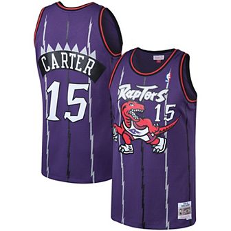 Men's Mitchell & Ness Vince Carter Purple Toronto Raptors Big & Tall Hardwood Classics Jersey