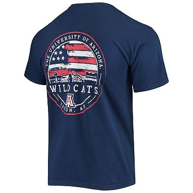 Men's Navy Arizona Wildcats Campus Americana T-Shirt