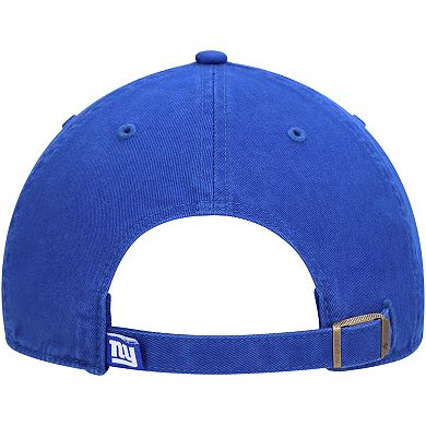 Men's '47 Royal New York Giants Clean Up Script Adjustable Hat