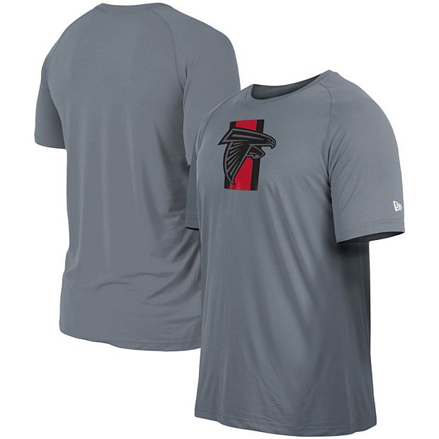 Men's New Era Gray Atlanta Falcons Training Camp Raglan T-Shirt