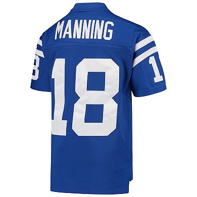 Youth Mitchell & Ness Peyton Manning Royal Indianapolis Colts 1998 Legacy Retired Player Jersey