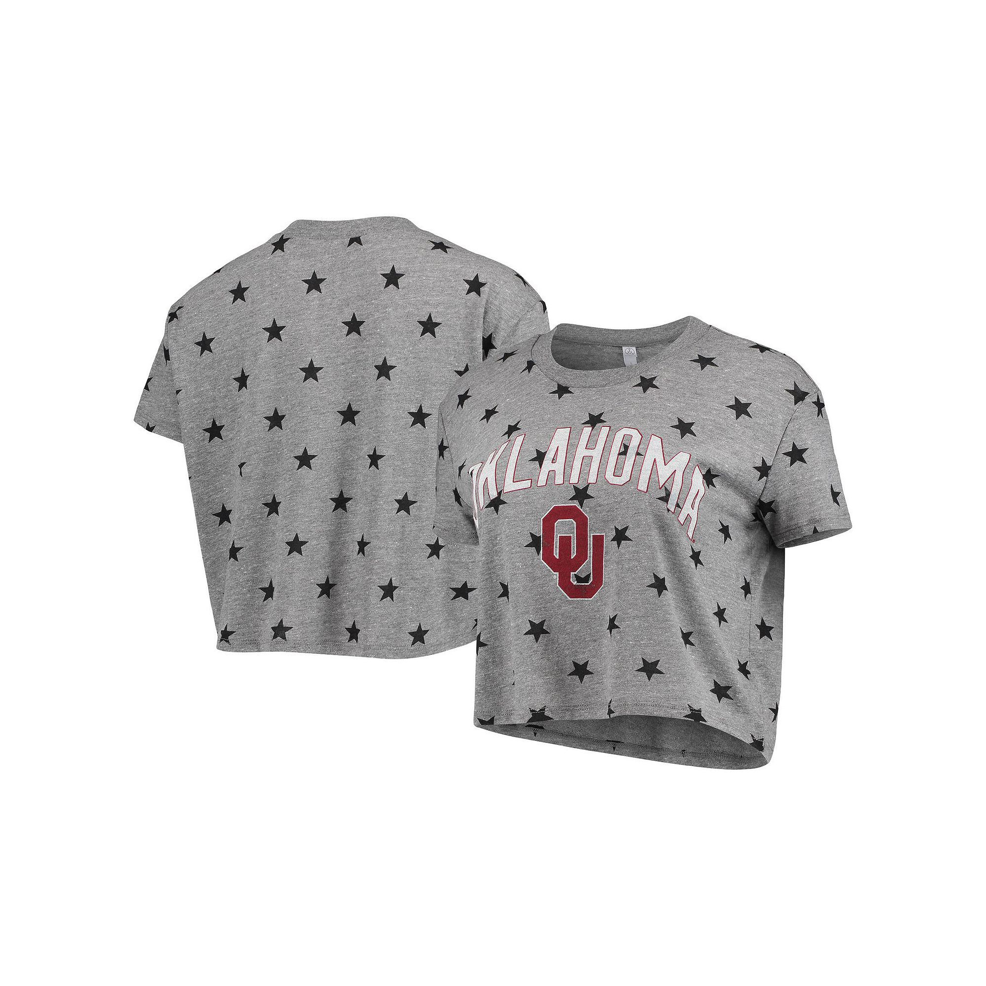 Womens Alternative Apparel Heathered Gray Oklahoma Sooners Headliner Stars