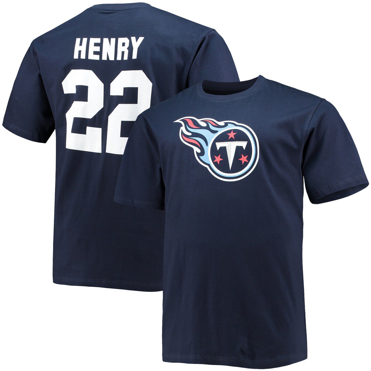 Derrick Henry Tennessee Titans Majestic Threads Women's Drip-Dye