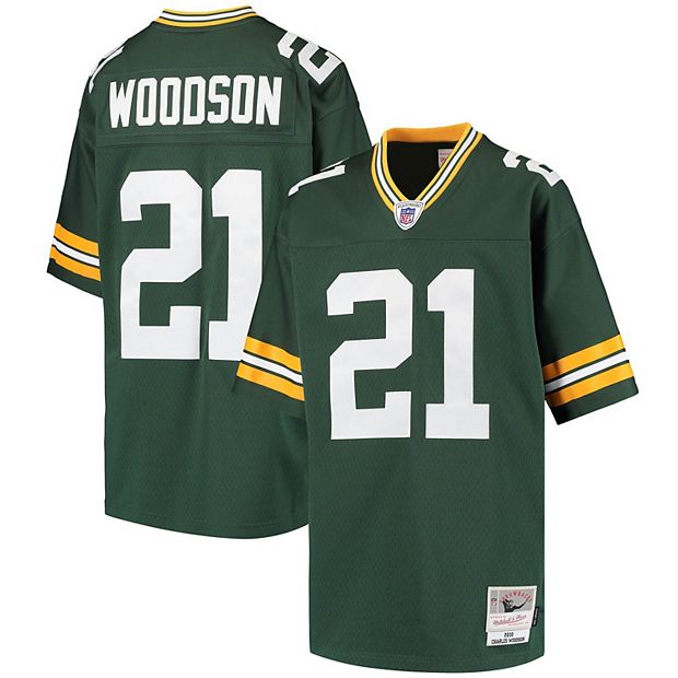 Youth Mitchell & Ness Charles Woodson Green Green Bay Packers