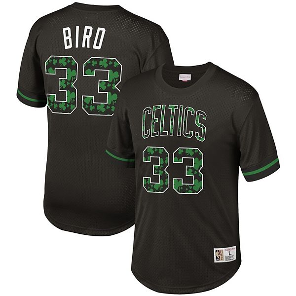 Larry Bird Men's Boston Celtics Ash Backer T-Shirt - Celtics Store