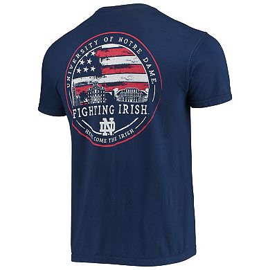 Men's Navy Notre Dame Fighting Irish Campus Americana T-Shirt