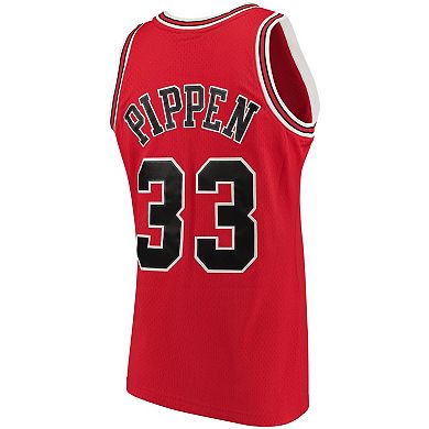 Men's Mitchell & Ness Scottie Pippen Red Chicago Bulls Big & Tall Hardwood Classics Jersey
