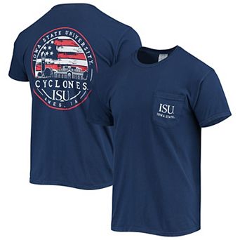Men's Navy Iowa State Cyclones Campus Americana T-Shirt