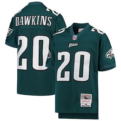 Youth Mitchell Ness Brian Dawkins Midnight Green Philadelphia Eagles 2004 Legacy Retired Player Jersey