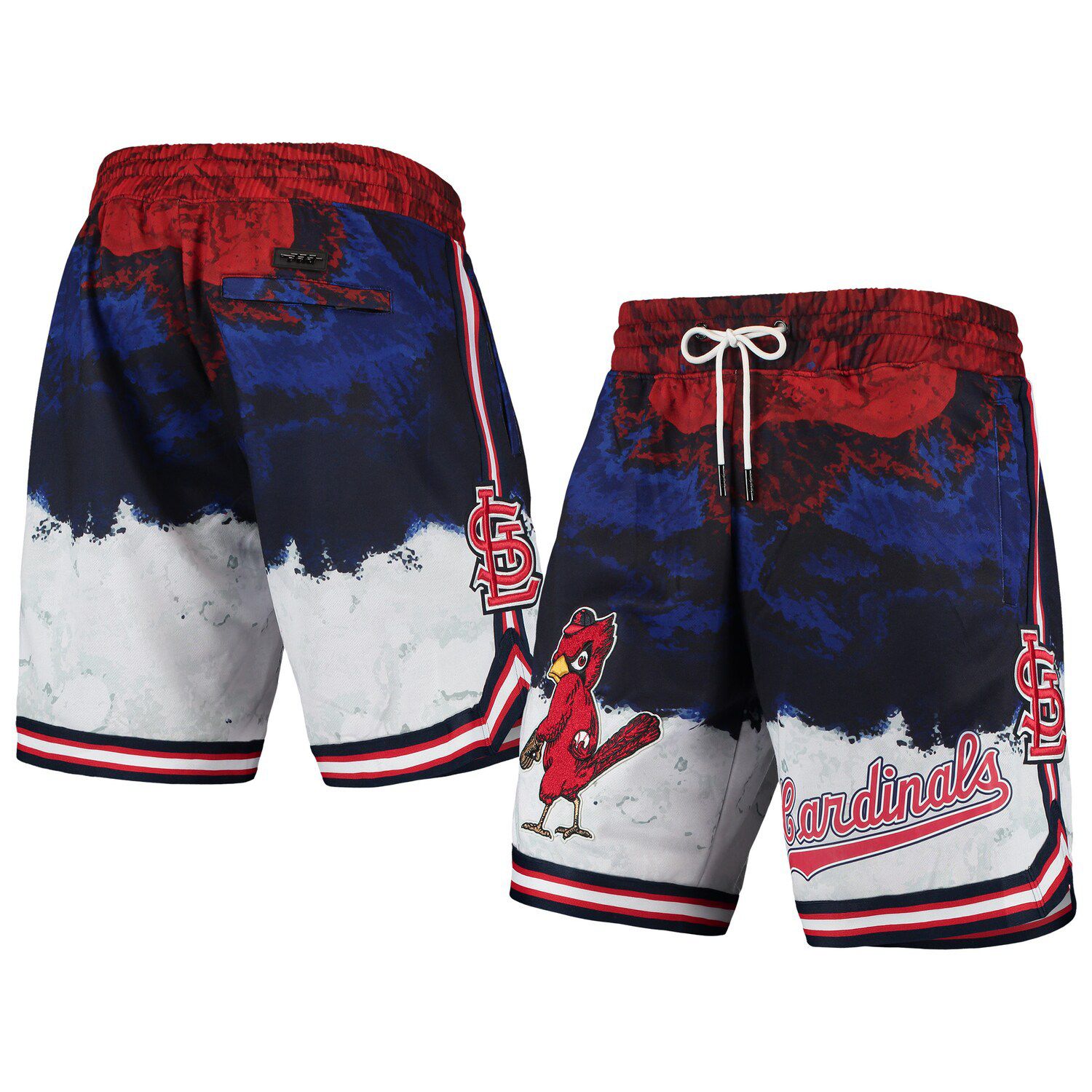 Men's Majestic Red St. Louis Cardinals Big & Tall Mesh Shorts